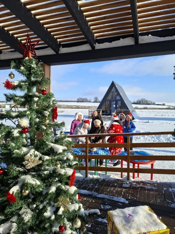 Новогодняя сказка в эко-отеле ЯХОНТЫ КРАСНИКОВО