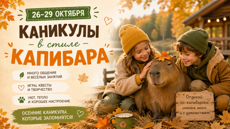 Каникулы в стиле Капибара