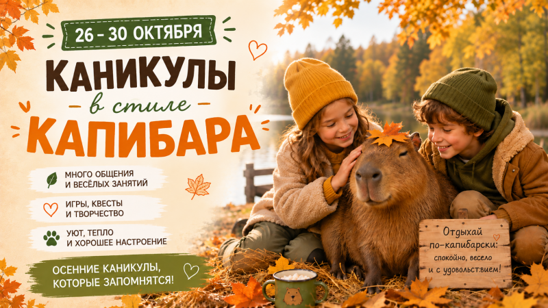 Каникулы в стиле Капибара